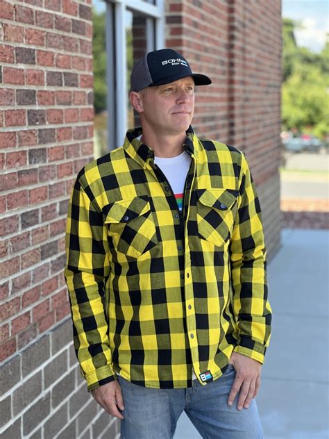 motorcycle protective flannel.